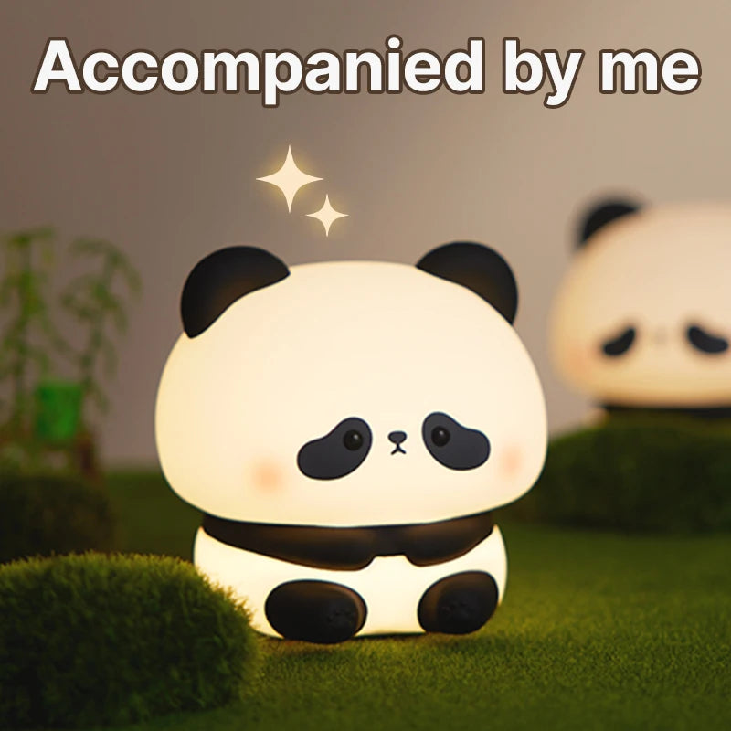 Cute Panda Night Light (USB Rechargeable)