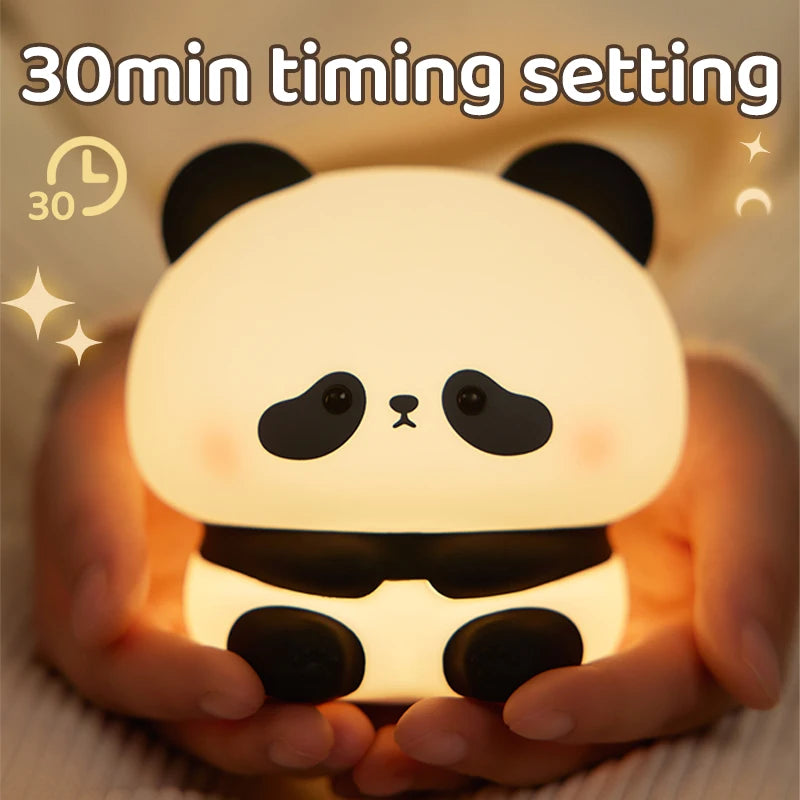 Cute Panda Night Light (USB Rechargeable)