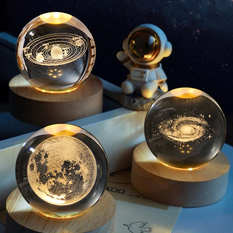 Galaxy Crystal Globe