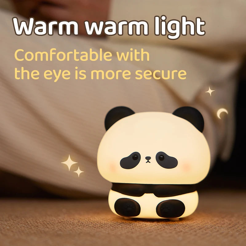 Cute Panda Night Light (USB Rechargeable)